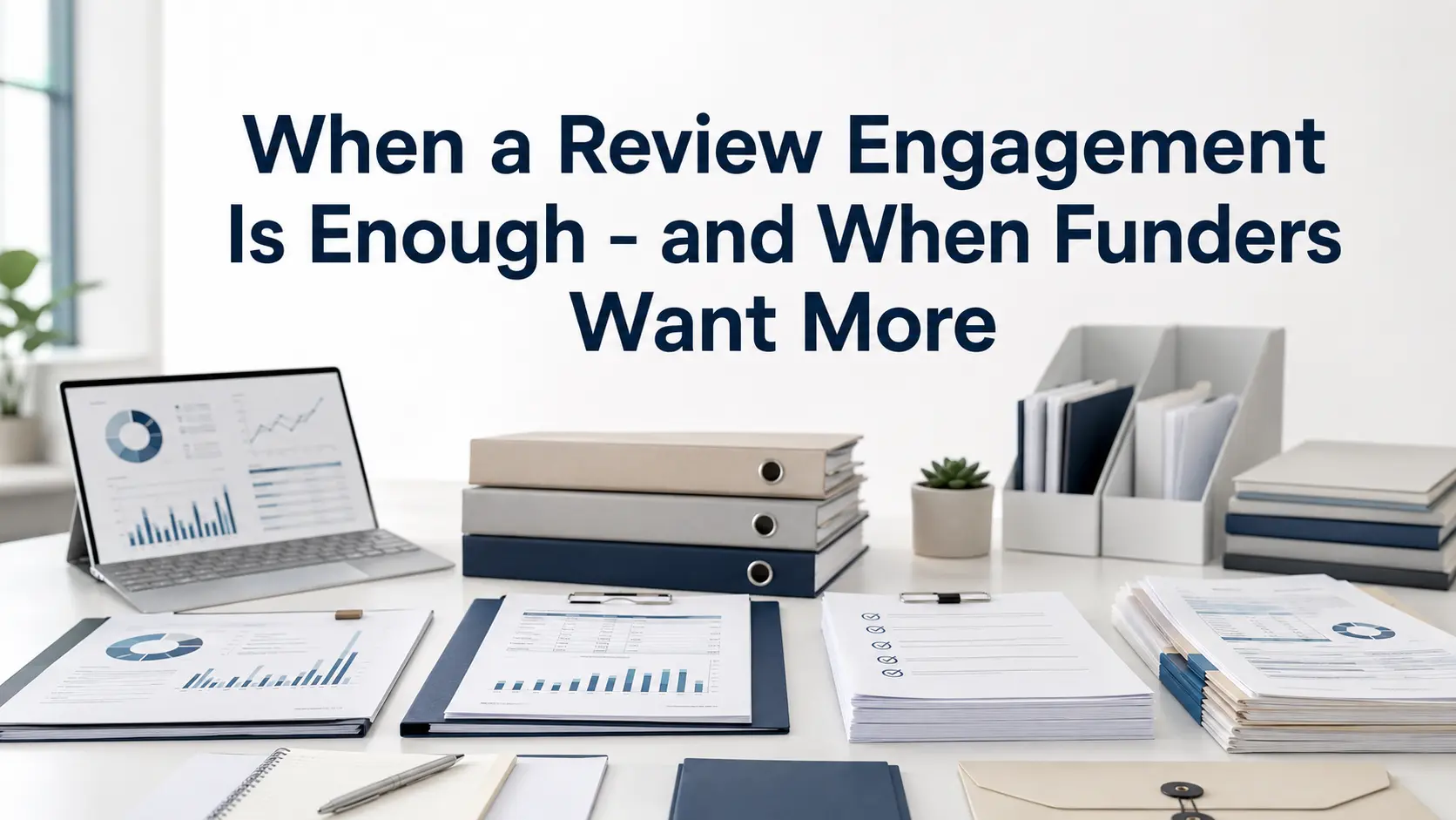 When a Review Engagement Is Enough - and When Funders Want More